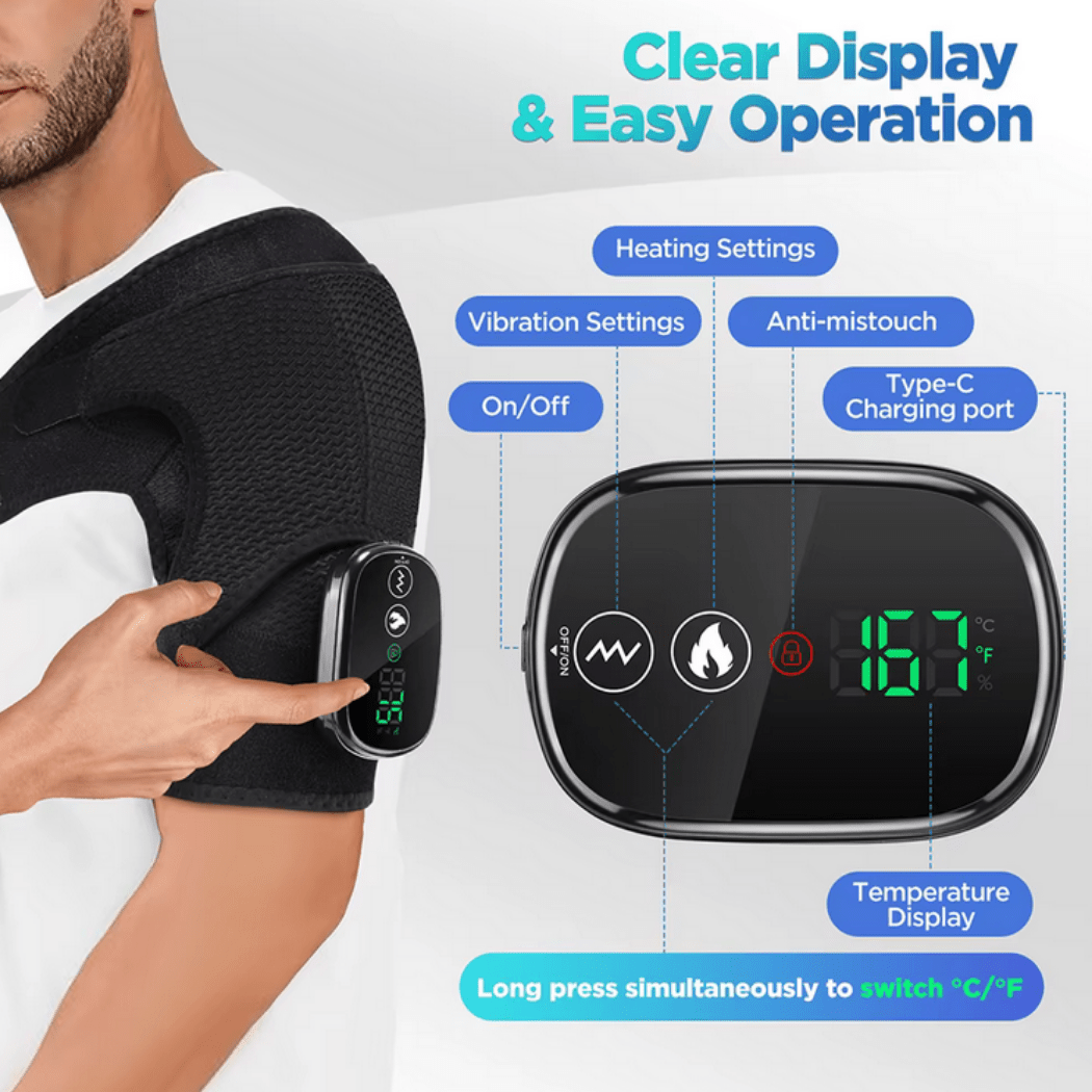 Heating & Vibration Shoulder Support Brace - Neckly™