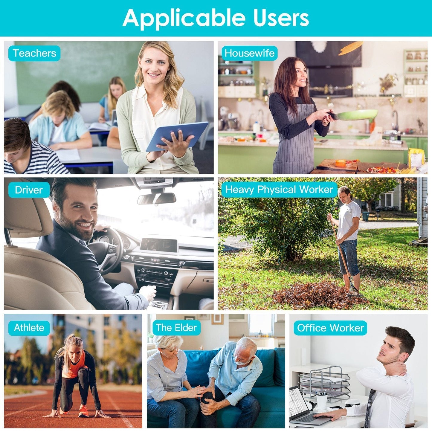 360° Neck Roller Massager – 6 Ball Trigger Point Deep Tissue Portable Massager - Neckly™