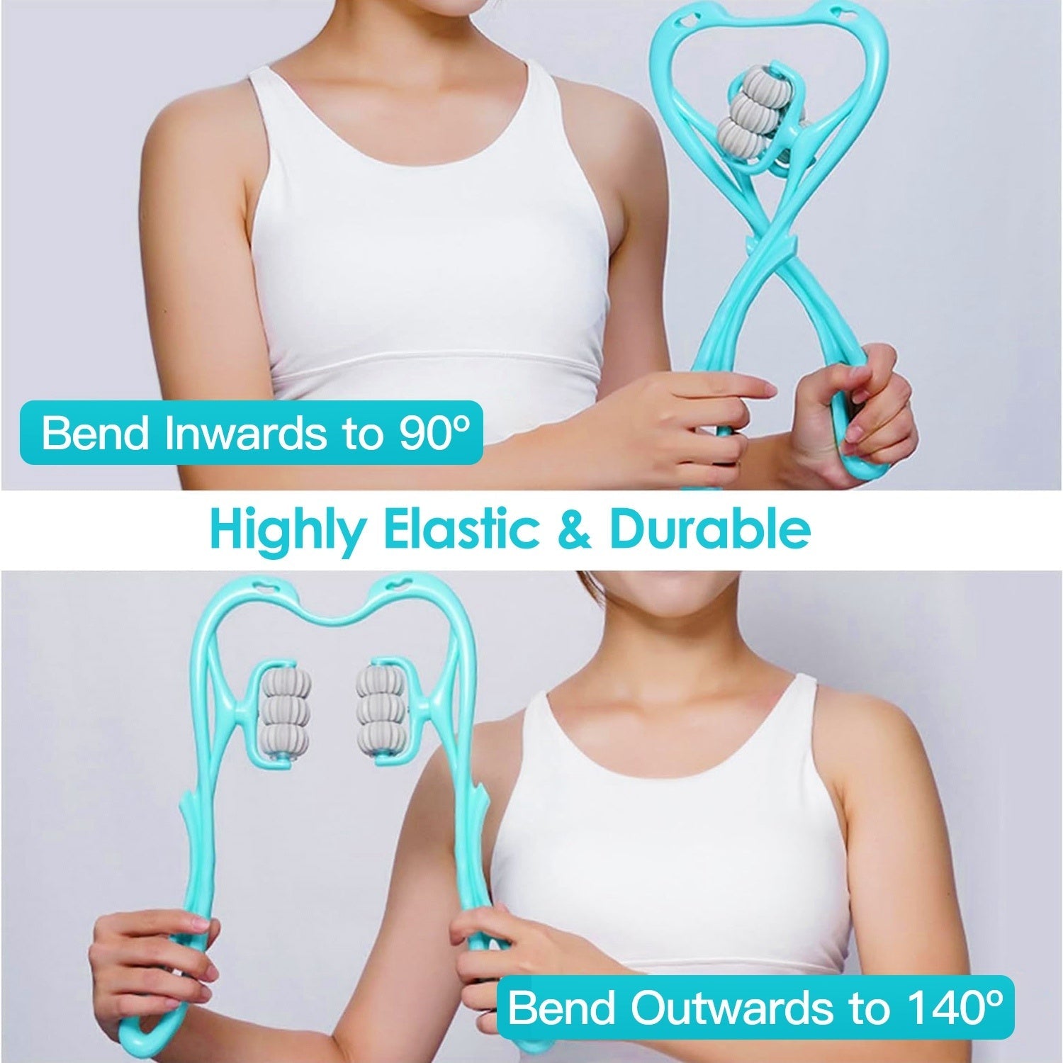 360° Neck Roller Massager – 6 Ball Trigger Point Deep Tissue Portable Massager - Neckly™