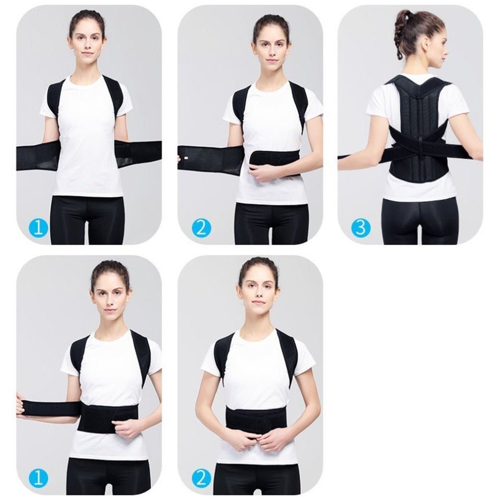 Lightweight posture brace for daily use under clothing - Neckly™