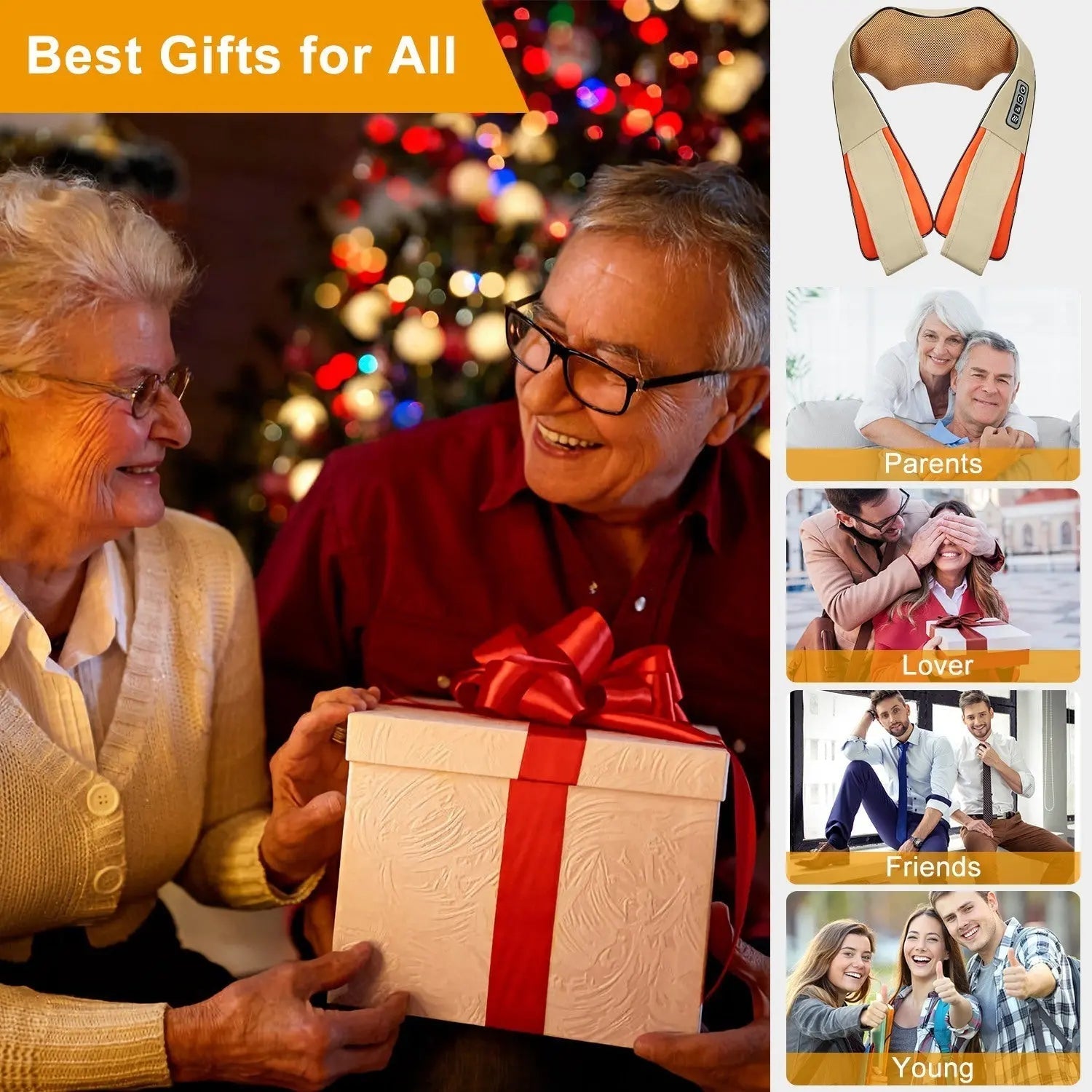 Electric Neck & Shoulder Massager with Heat - MyNeckly