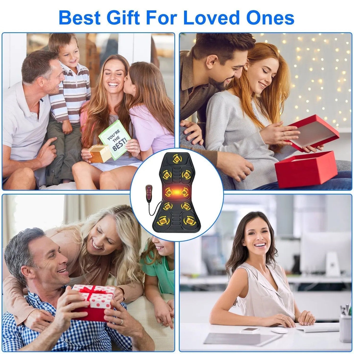 Full Body Massage Chair Pad with Heat - MyNeckly