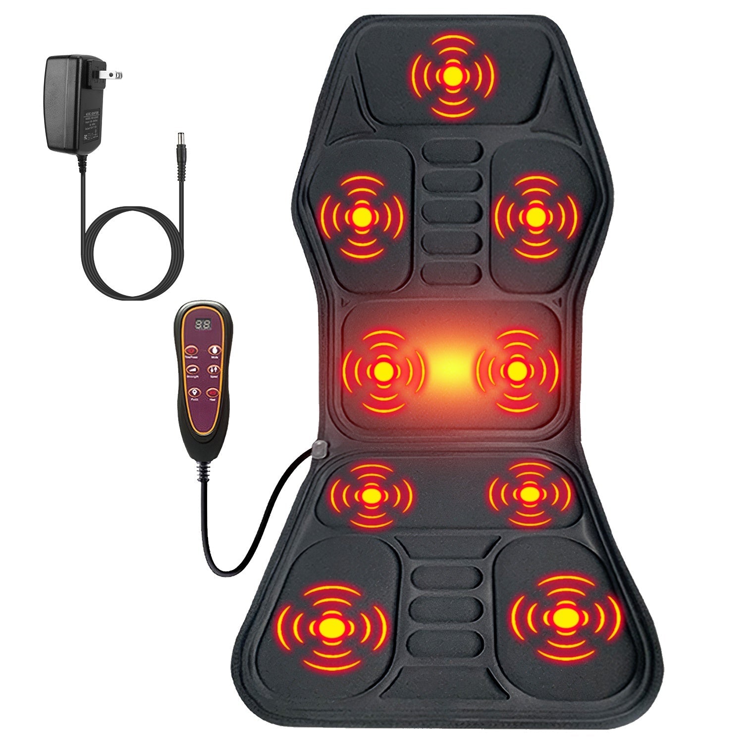 Full body massage chair pad with heat for home, office, and car use - Neckly™