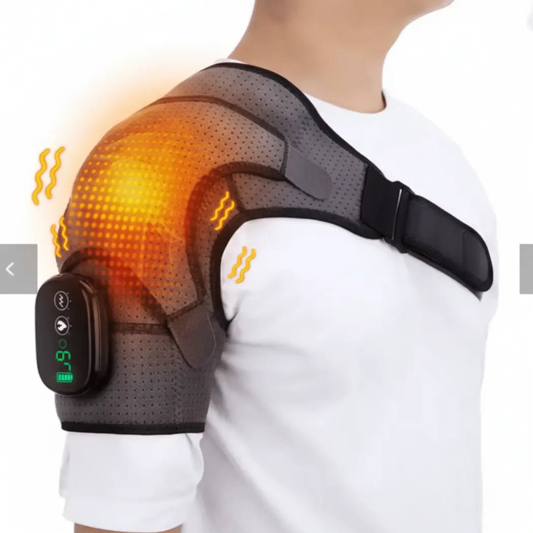 Heating & Vibration Shoulder Support Brace - MyNeckly
