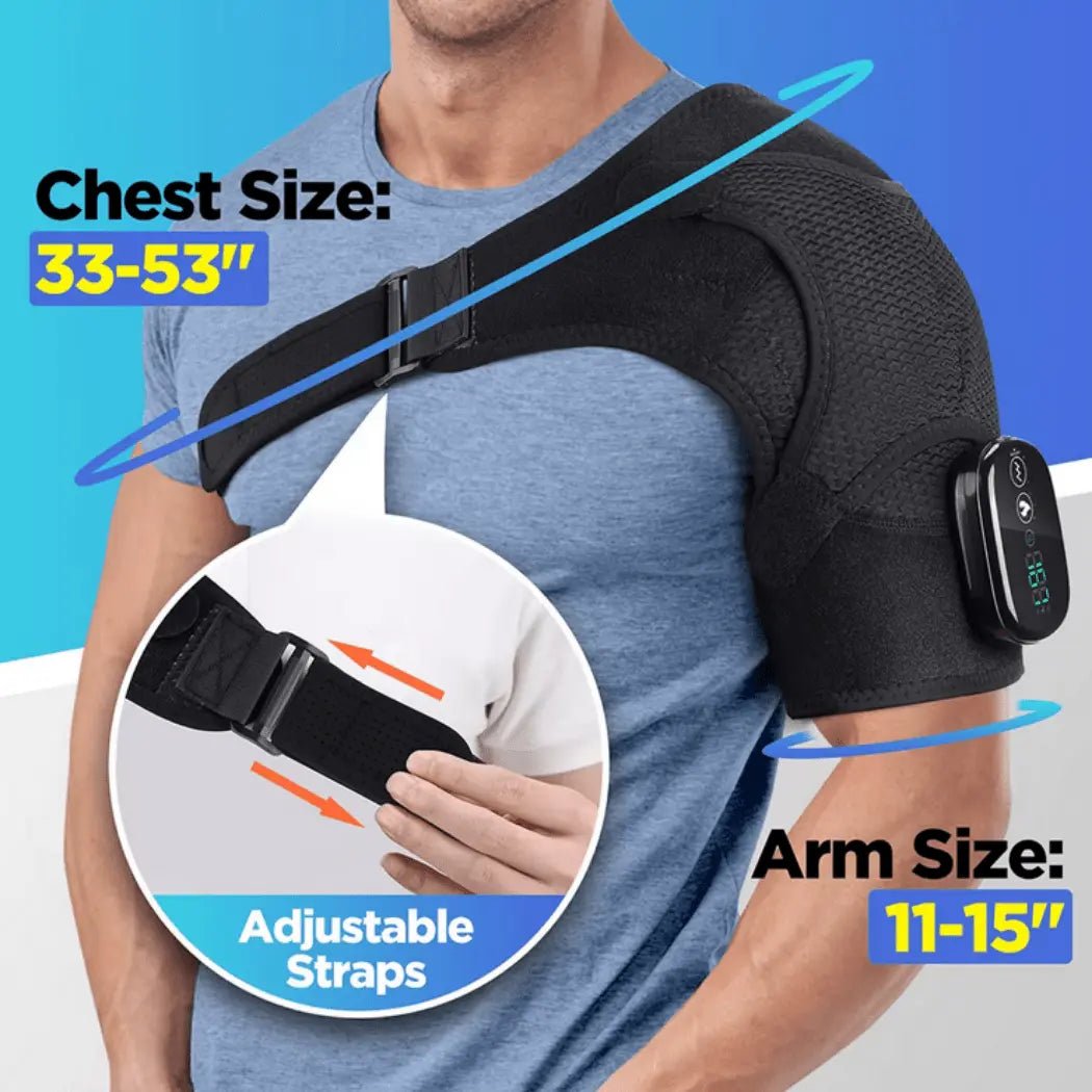 Heating & Vibration Shoulder Support Brace - MyNeckly