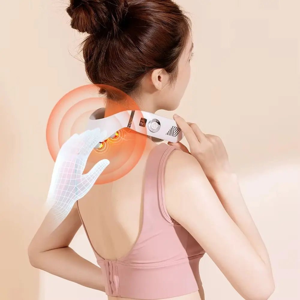 Wireless Neck Massager with Heat & Cooling - MyNeckly